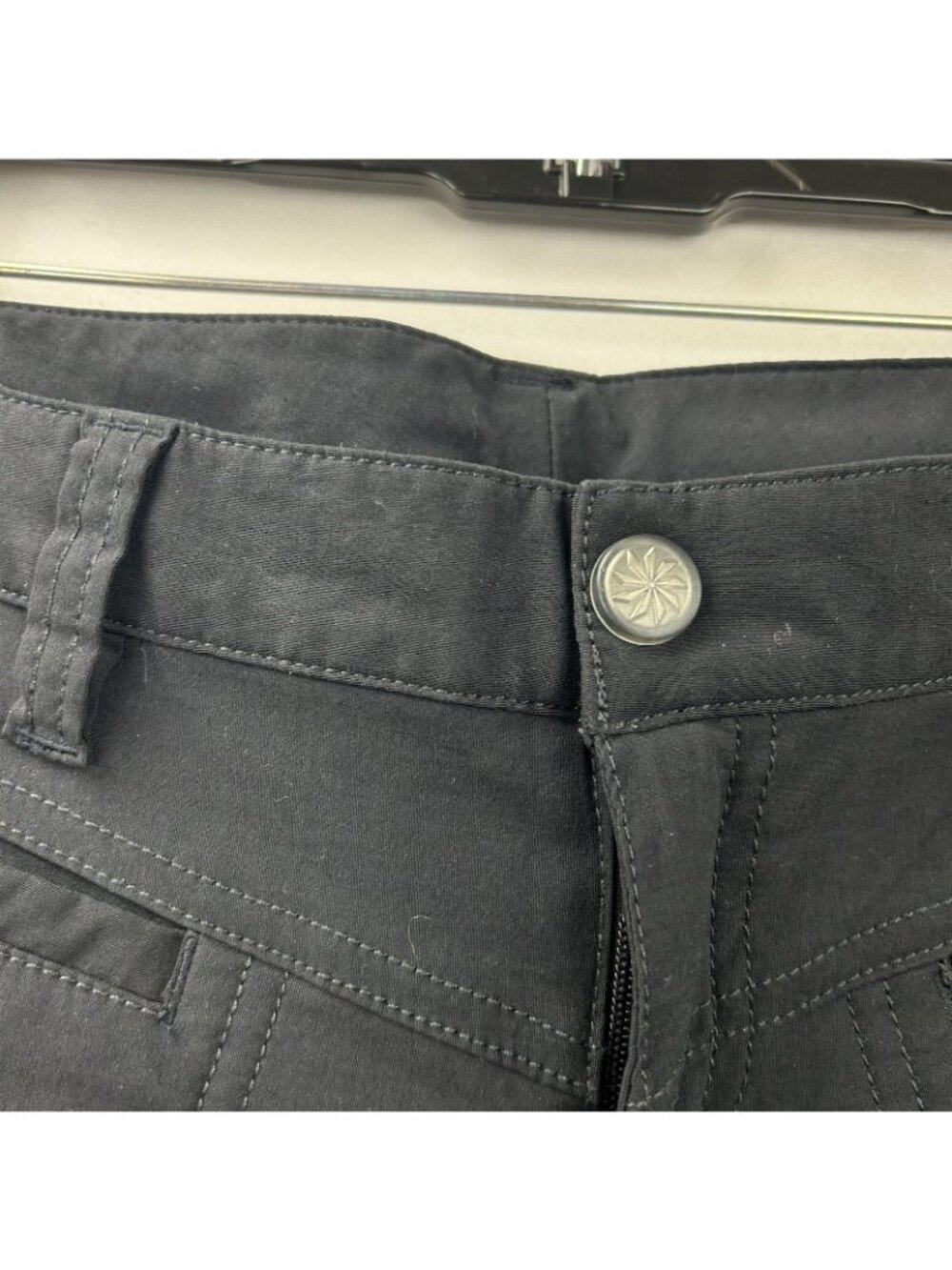 Athleta Heathered Low Rise Dipper Pant Women’s Size 2 Black Hiking Bootcut Leg - Picture 13 of 16